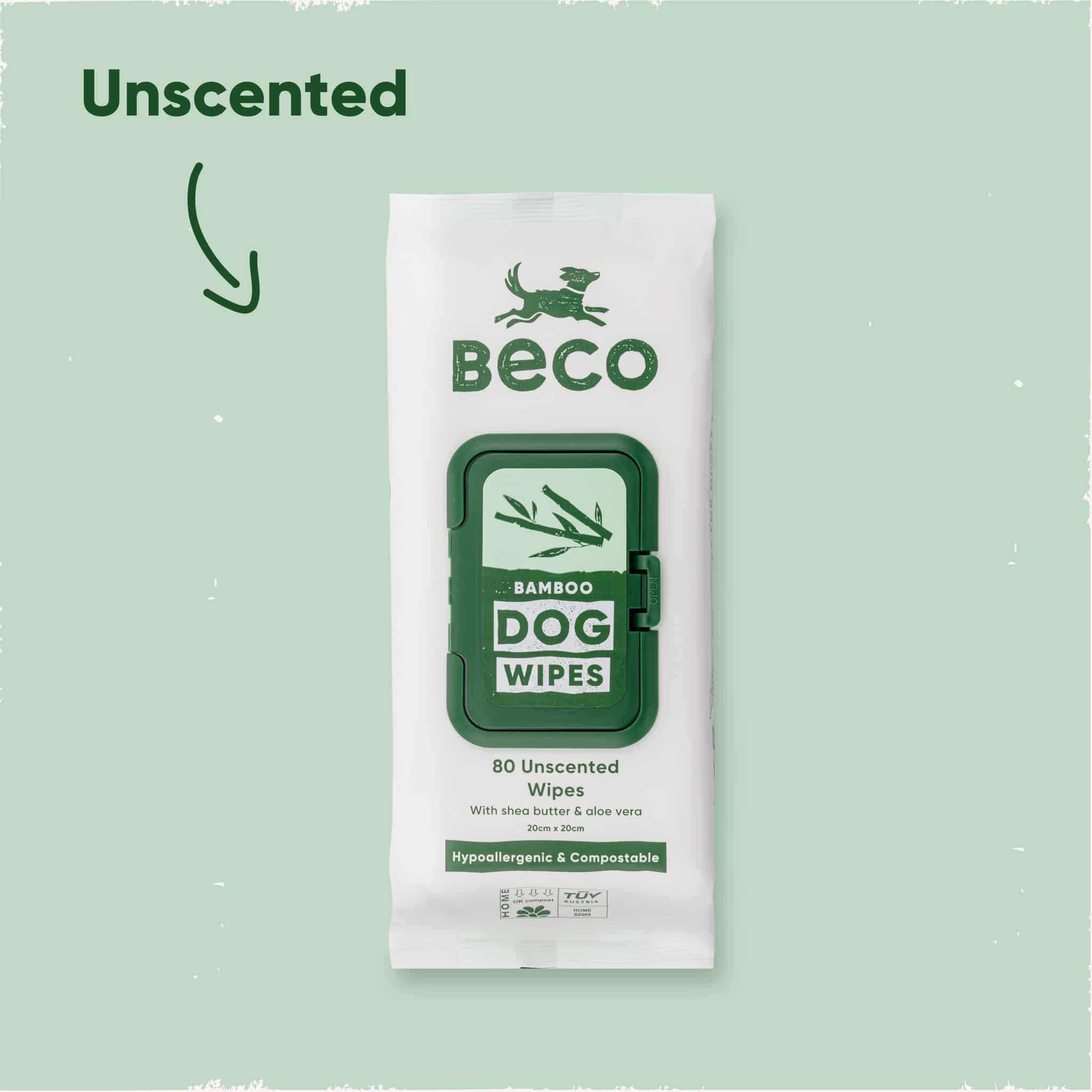 Beco Bamboo Dog Wipes - Geurloos - 80 st - Afbeelding 2