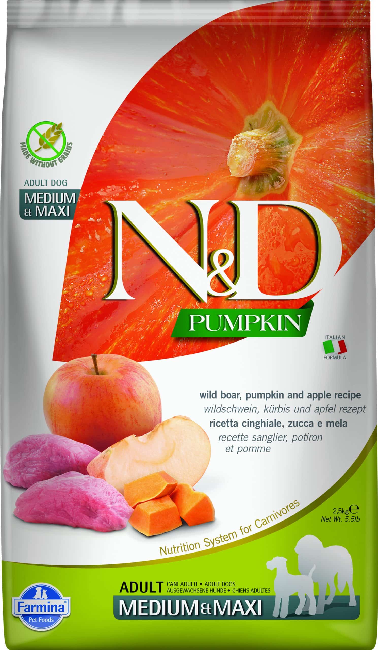 Farmina N&D Pumpkin Adult Medi/Maxi Wild Boar