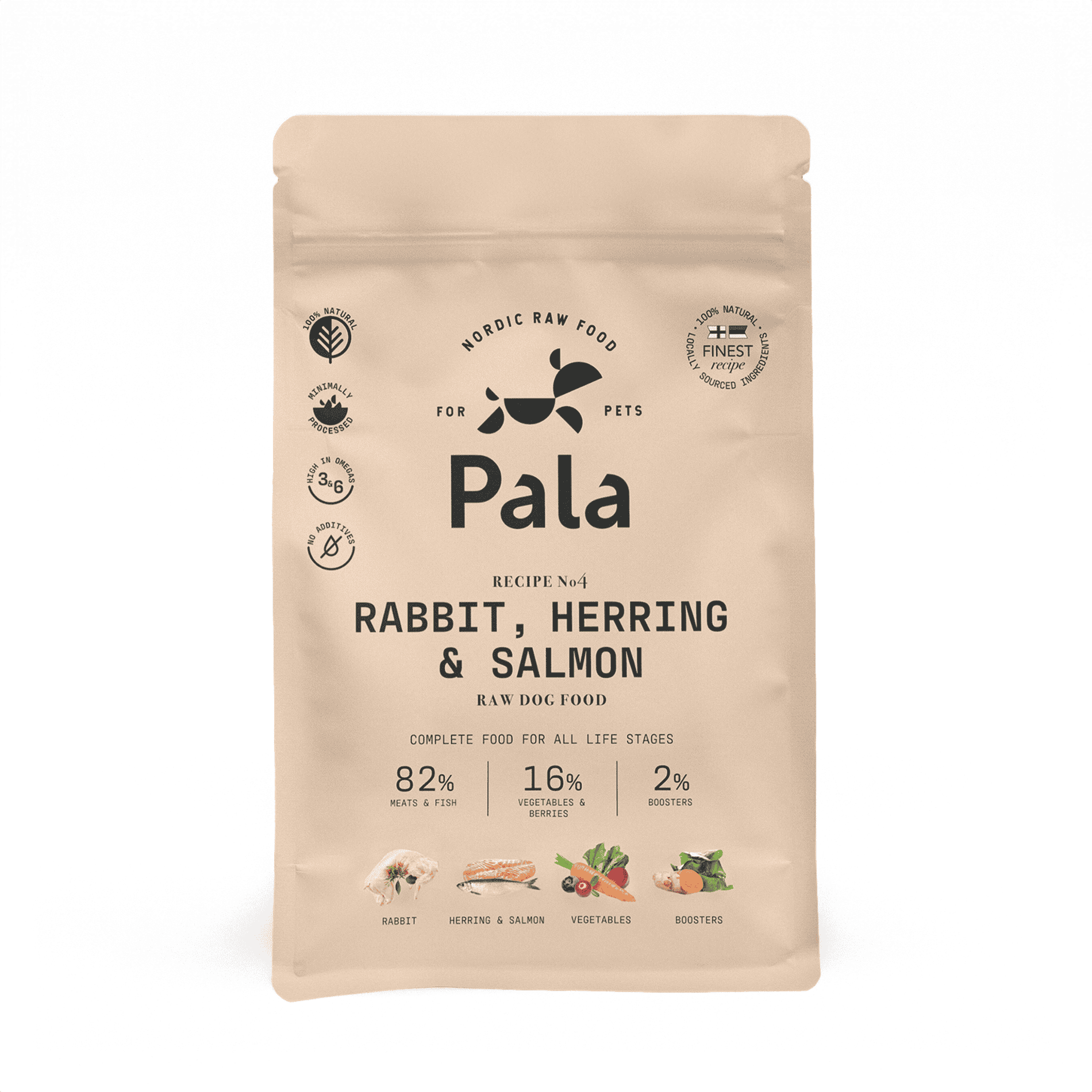 Pala Recipe #4 Rabbit, herring & salmon