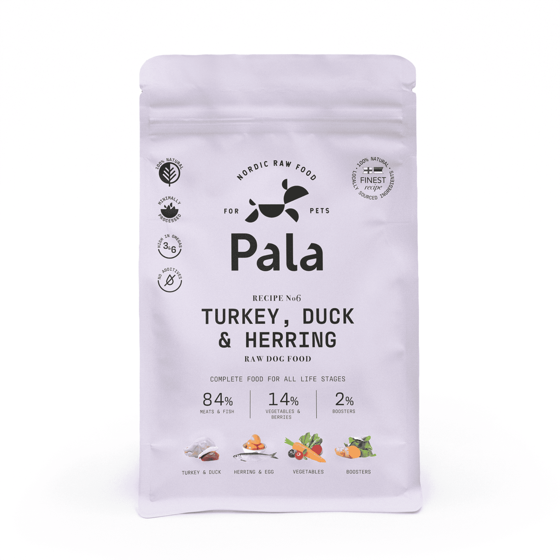 Pala Recipe #6 - Turkey, duck & herring