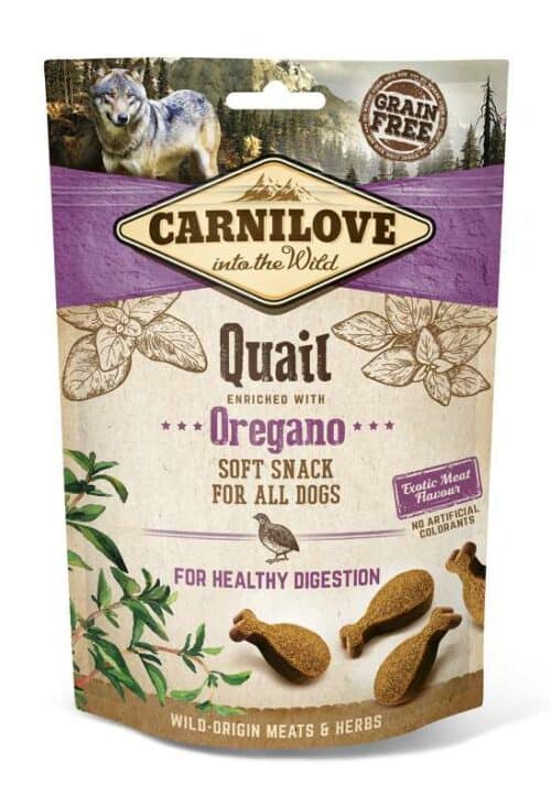 Carnilove Semi-Moist Snack Quail & Oregano (Kwartel & oregano)